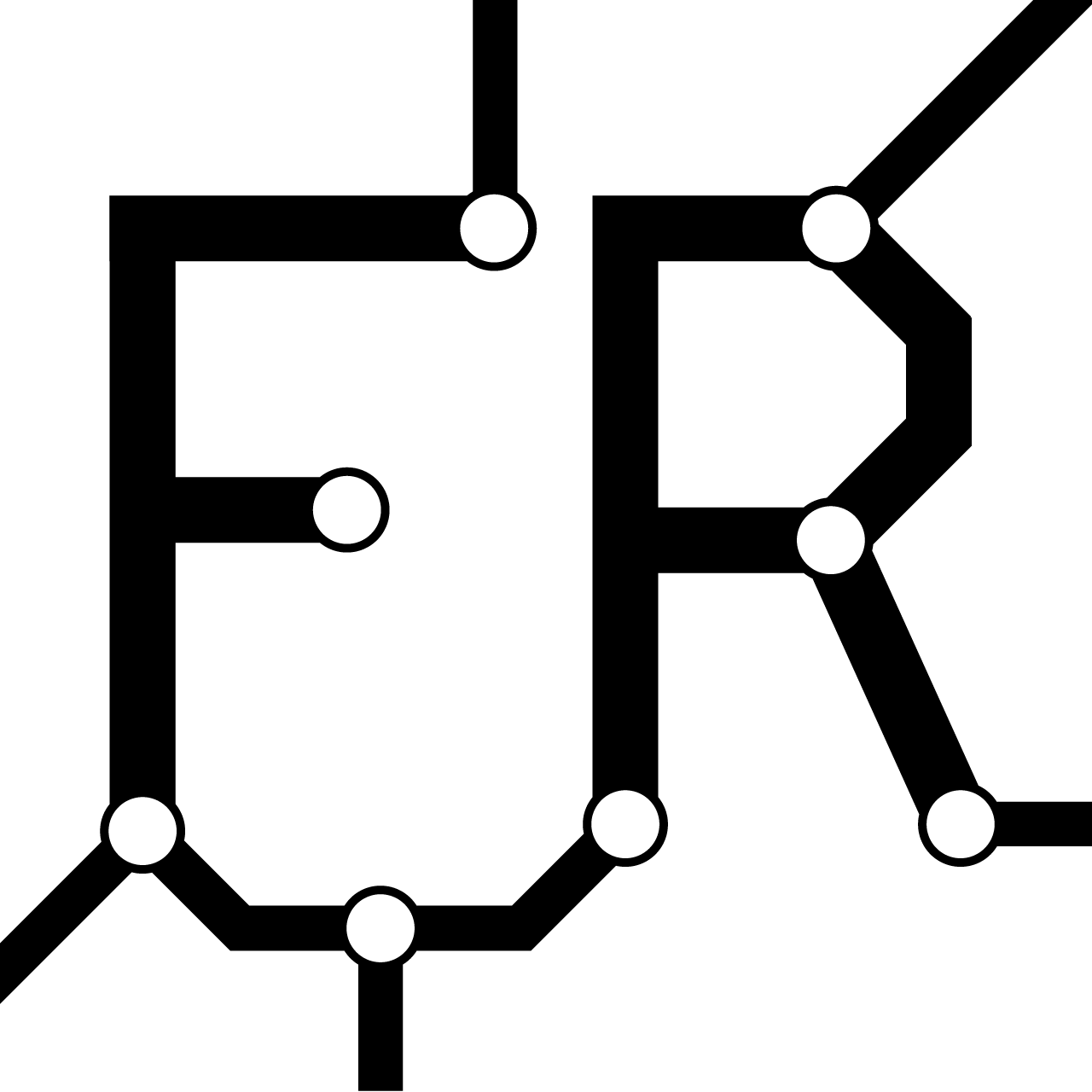 Logo avec FR écrit
